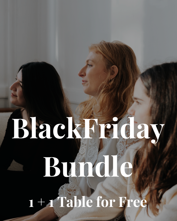 BlackFriday Bundle: 1 Table & 1 Table for Free!