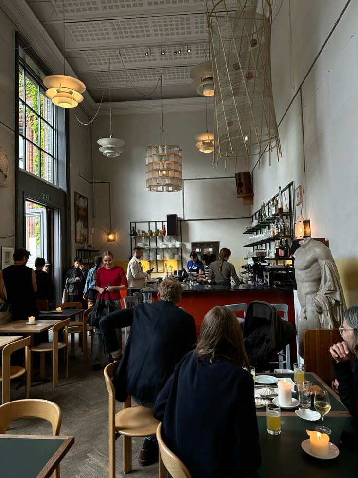 women socializing at a cool cafe
