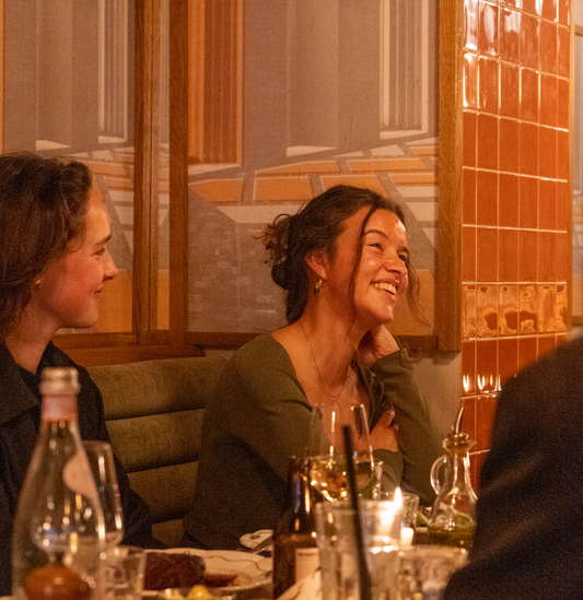 Women meeting up at After5 A Table